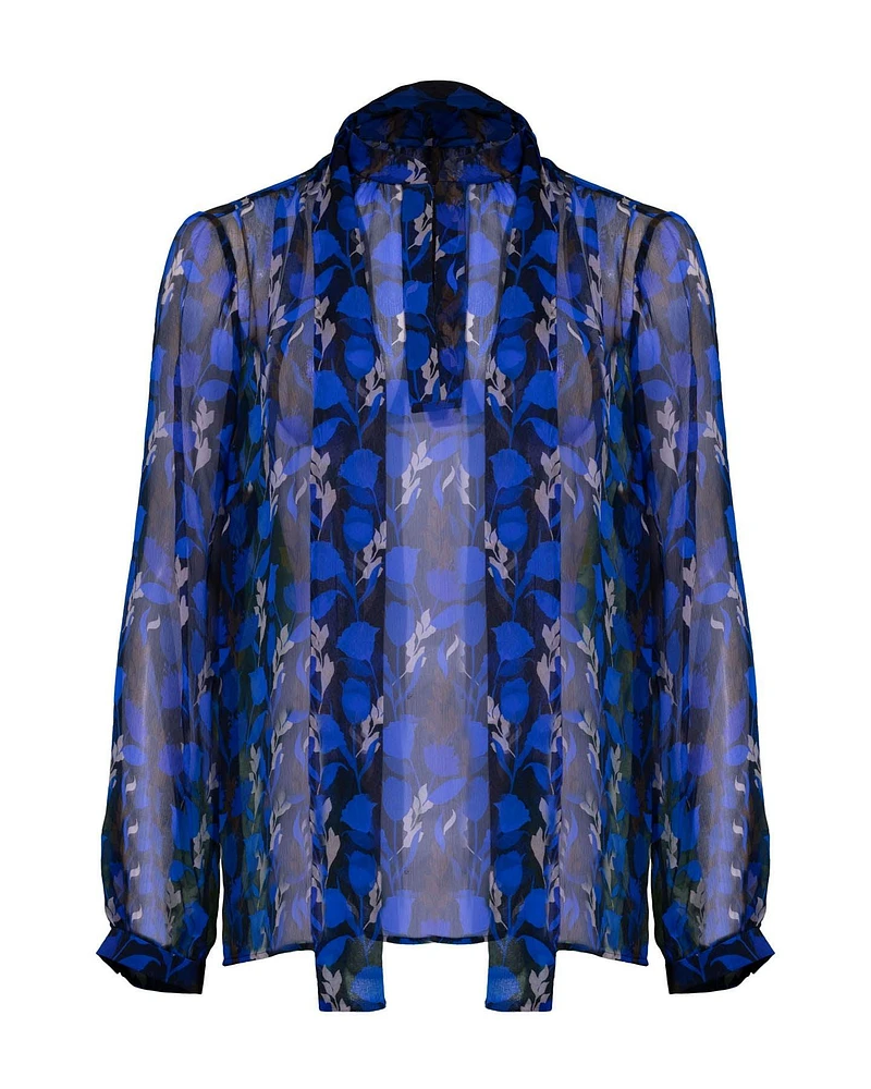 Leaf Print Blouse