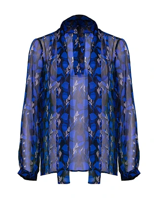 Leaf Print Blouse