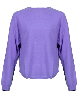 Lilac Wool Blend Pullover