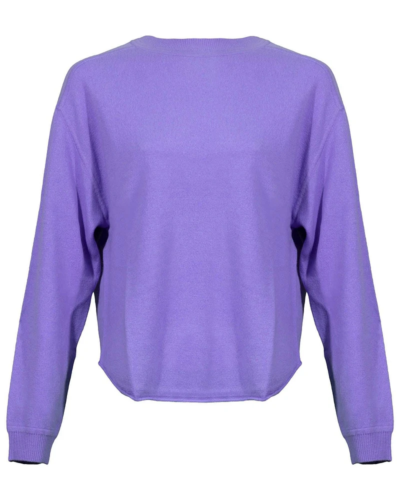 Lilac Wool Blend Pullover