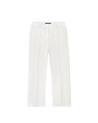 Luisa Cerano Linen Mix Straight Leg Pants