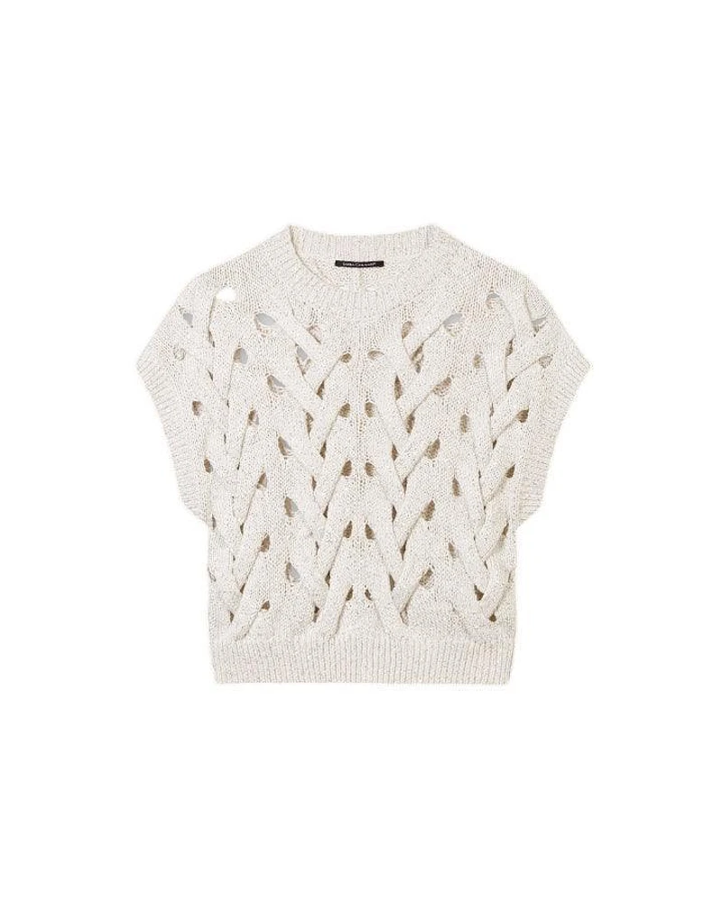 Luisa Cerano Cable Design Tank Top