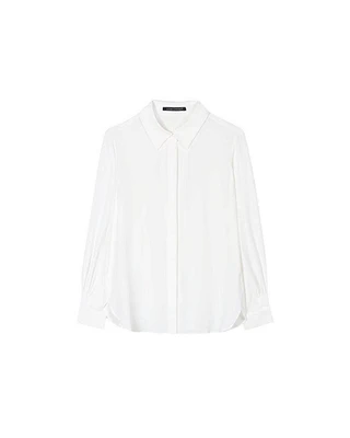 Luisa Cerano Silk Shirt Blouse