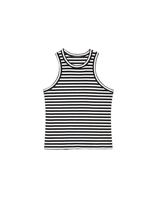 Luisa Cerano Striped Tank Top
