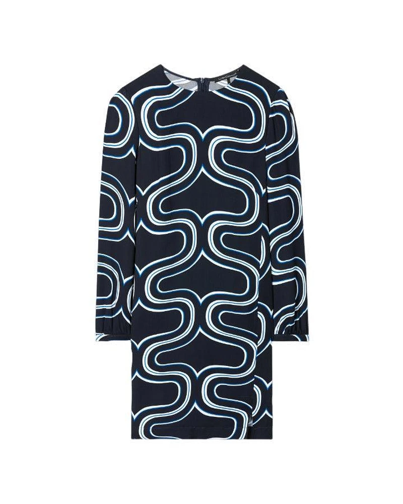 Luisa Cerano Wave Print Dress