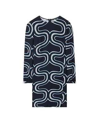 Luisa Cerano Wave Print Dress