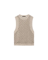 Luisa Cerano Mesh Look Tank Top