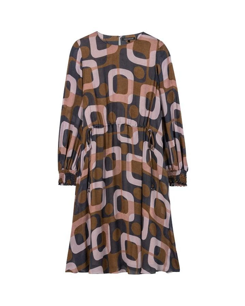 Mid-Century Print Dress