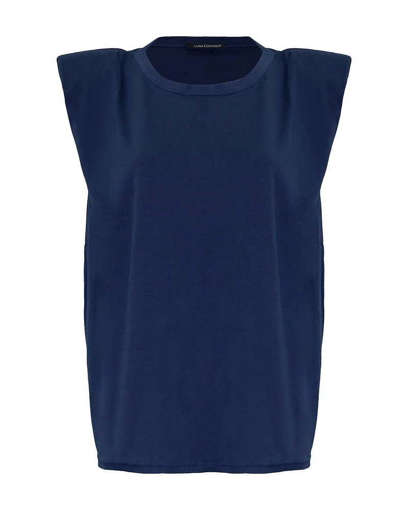 Padded Shoulder Tank Top