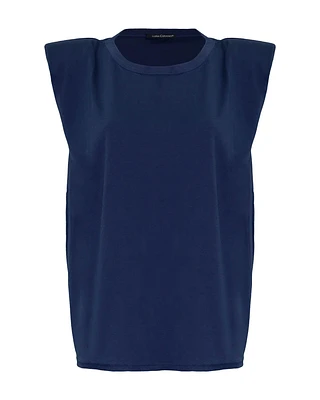 Padded Shoulder Tank Top
