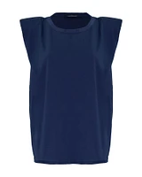 Padded Shoulder Tank Top
