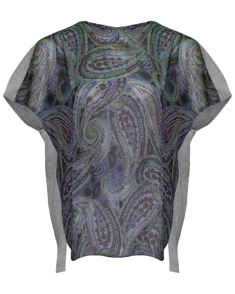 Paisley Print Blouse