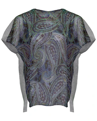 Paisley Print Blouse