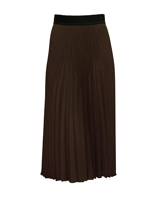 Pleated Midi Skirt