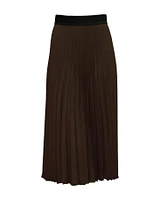Pleated Midi Skirt