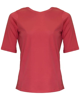Raspberry Cotton T-Shirt