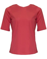 Raspberry Cotton T-Shirt