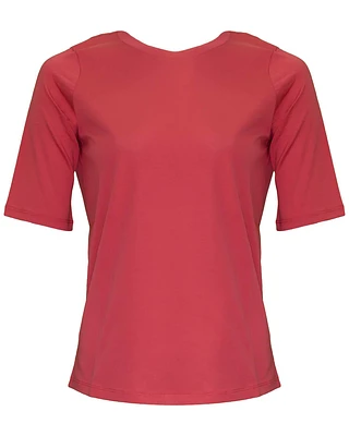 Raspberry Cotton T-Shirt
