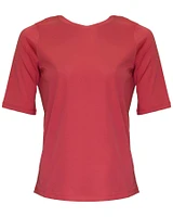 Raspberry Cotton T-Shirt