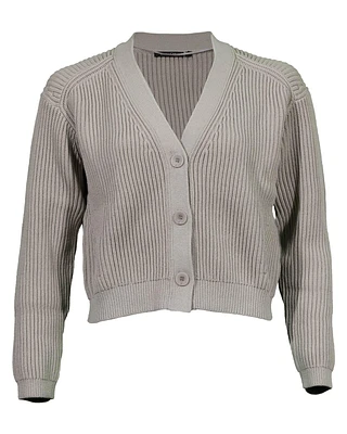 Ribbed 3 Button Cardigan