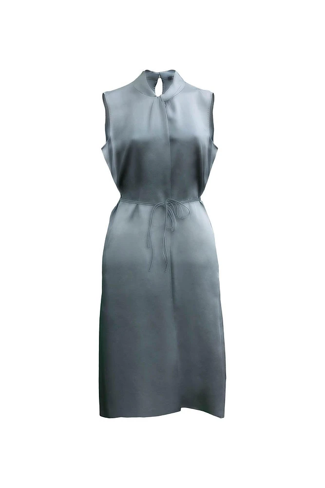 Satin Sleeveless Dress