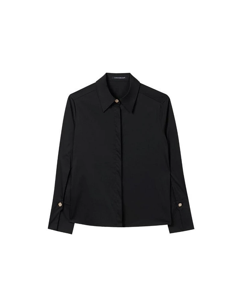 Sheen Button Cotton Shirt