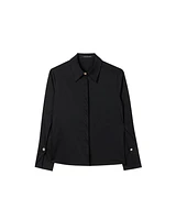 Sheen Button Cotton Shirt