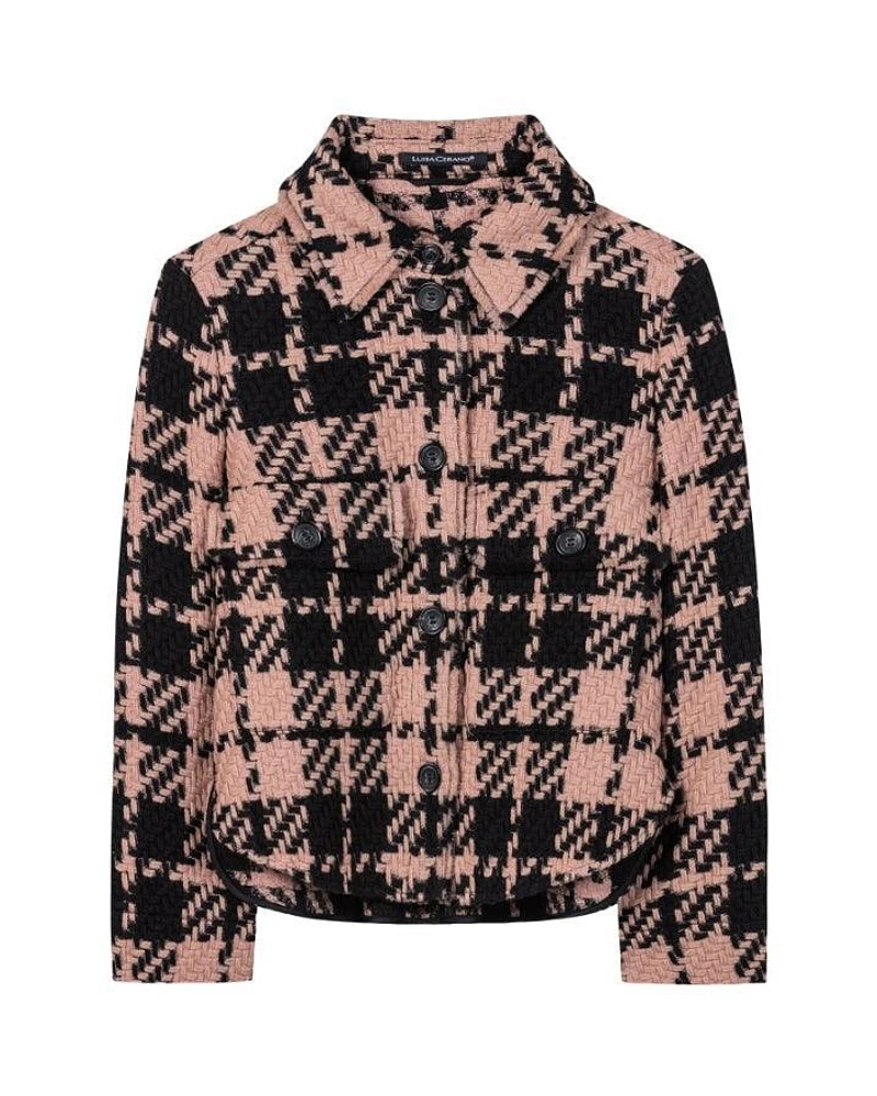 Luisa Cerano Short Glencheck Jacket