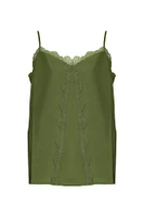 Silk Cami Green