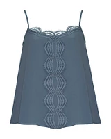 Luisa Cerano Spagetti Strap Silk Blend Camisole