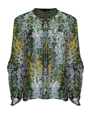 Speckled Print Blouse