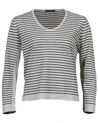 Striped Linen Pullover