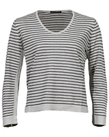 Striped Linen Pullover