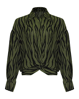 Tiger Print Top