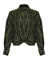 Tiger Print Top