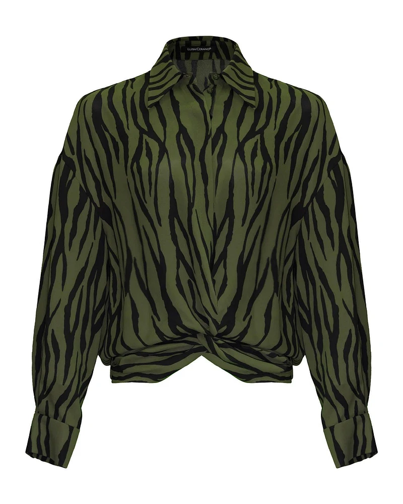 Tiger Print Top