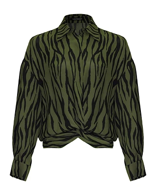 Tiger Print Top