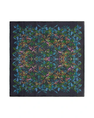 Tropical Leaf Print Scarf