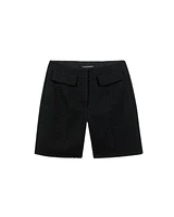 Luisa Cerano Tweed Effect Shorts