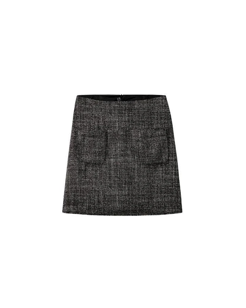 Luisa Cerano Tweed Short Skirt
