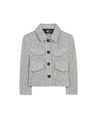 Tweed Style Cropped Jacket