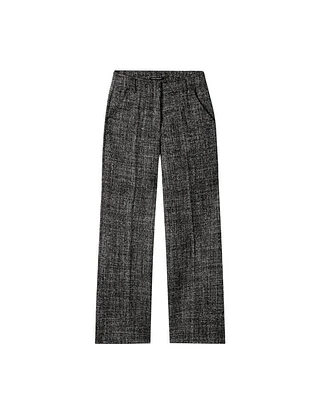 Luisa Cerano Tweed Wide Leg Pants