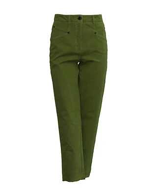 Twill Boyfriend Ankle Pants