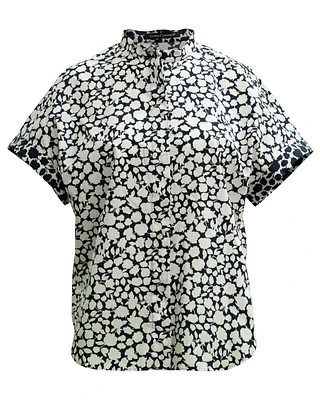 Two Tone Print Shirt