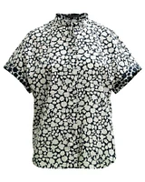 Two Tone Print Shirt
