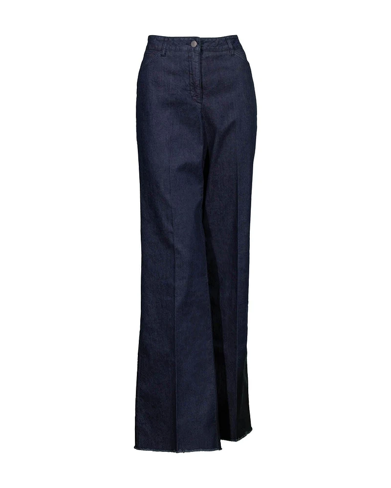 Wide Leg Denim Pants
