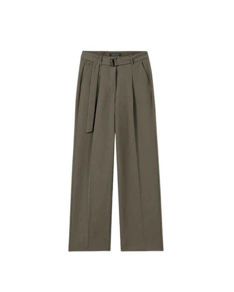 Wide Leg Pants With Pleats