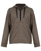 Luisa Cerano Zip Front Kangaroo Pocket Hoodie