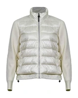 Ocean Mixed Media Down Coat