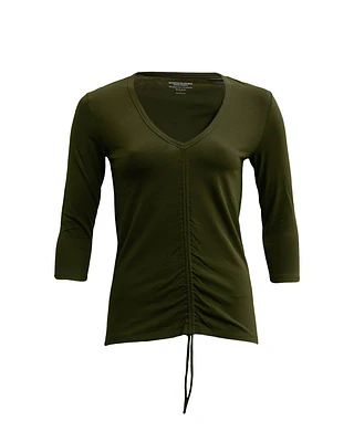 Fitted V-Neck Top